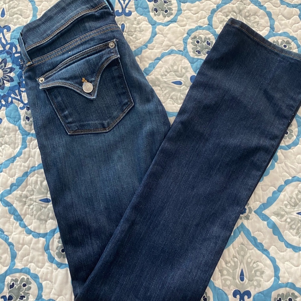 Hudson boot cut leg jeans
